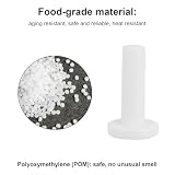 10szt Końcówek Zaślepiających do Rur RO 1/4" do Szybkiego Podłączenia, Białe Wtyczki Kompatybilne z Systemami Filtrów Wody z Odwróconą Osmozą Zaworami Filtrującymi i Połączeniami Rurowymi