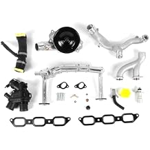 3.0L Cooling System Upgrade Kit Fits for Land Rover Discovery 17-20/ LR4 14-16/ Range Rover 14-19, for Jaguar F-Type F-Pace XF XE XJ 3.0L V6 OE AJ813565 AJ813865