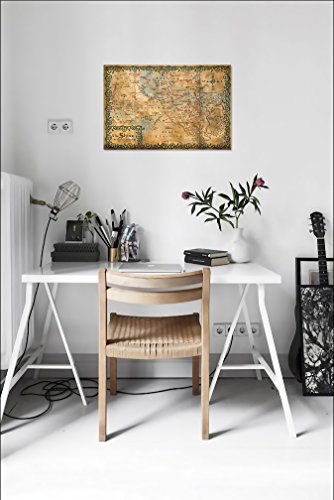 Best Print Store - The Lord Of The Rings, Hobbit, Shire Map Poster (18X24 Inches) #TOP3