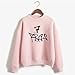 Geilisungren Sudadera sin Capucha para Mujer Jersey de Manga Larga Sudadera Imprime...