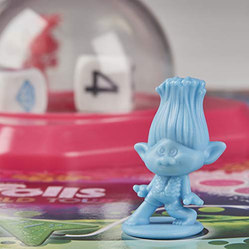 Hasbro Gaming Trouble: Dreamworks Trolls World Tour Edition Board Game For Kids Ages 5 And Up; Includes Tiny Diamond Figure With Hair, Model:e8906 #TOP4