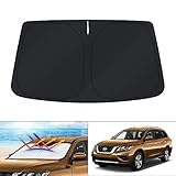 KUST Custom Fit Windshield Sun Shade for Nissan Pathfinder 2013-2020 Sunshade Foldable Sun Visor...