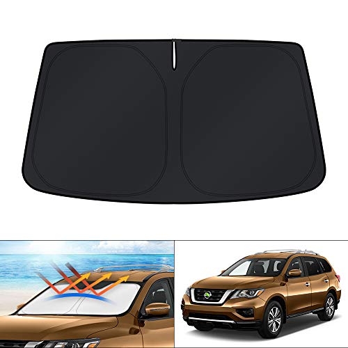 KUST Windshield Sun Shade for 2013-2020 Nissan Pathfinder Accessories Sunshade Window Sun Protector...