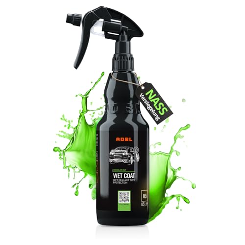 ADBL Wet Coat (500ml) Premium Nassversiegelung & Sprühversiegelung mit Abperl-Effekt - Sprühwachs für langanhaltenden Lackschutz & Glanz - Auto Lackversiegelung - für alle Lackarten