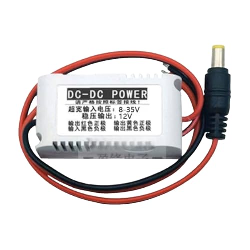 Convertisseur DC 12V 2A régulateur de tension de voiture 8-35V vers 12V coque blanche
