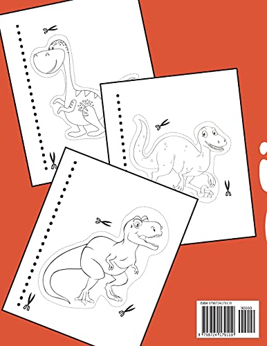 Coloriage Et Découpage: Livre d'activité pour apprendre à découper pour enfants de 4 et 5 ans ( Din