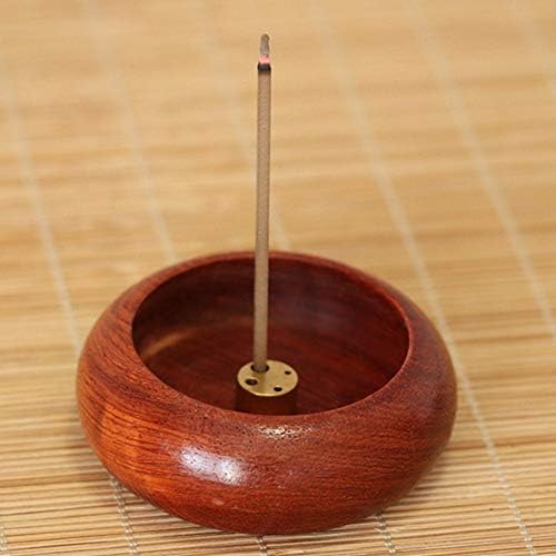 Wooden Incense Burner Bowl Incense Sticks Holder Ash Catchers for Home Office Club Yoga Teahouse