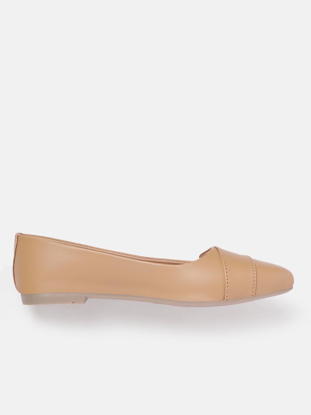 Marc Loire Women's Slip-On Flat Ballerina Shoes for Casual Wear, Party and Formal Occasions (Beige, UK Footwear Size System, Adult, Women, Numeric, Medium, 6) 2