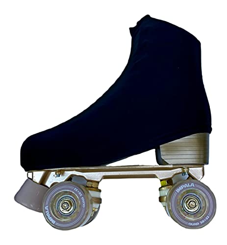 Ice Fire 1 Pair Skate Boot Covers | Durable Boot Protector for Ice/Figure/Roller Skate | Universal Size | Skating Accessory- Black
