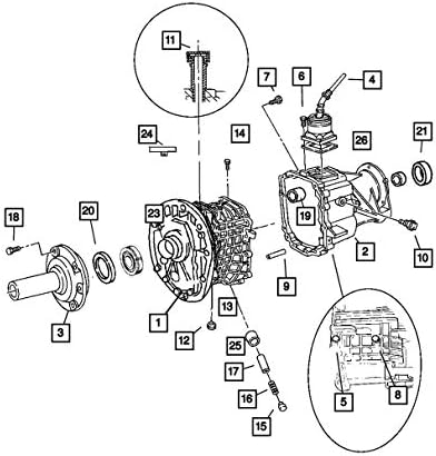 Mopar 4741296 Manual Transmission Input Shaft Seal