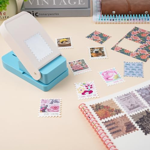 BAOFALI Extra Large Stamp Punch, 2.5x2.1inch Postage Stamps Punch, Portable Lever Craft Hole Cutter Puncher, Stamp Shaped Paper Puncher, Paper Punches for Journaling Crafting DIY Scrapbooking Crafts by BAOFALI - Image 8
