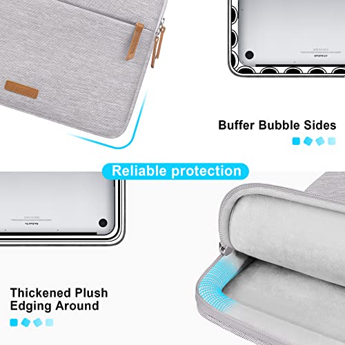 Lacdo 360° Protective Laptop Sleeve Case for 13 inch New MacBook Air M5 A3449 2026, M4 A3240 2025/M3 A3113/M2 A2681/M1 A2337 - Image 2