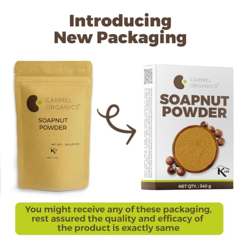 Image of CARMEL ORGANICS Soapnut /Aritha /Reetha Powder 340 Grams
