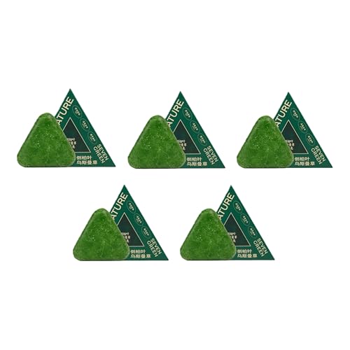 Green Soap Shampoo, Shampoo Bar,Calming & Strengthens Hair,Travel-Friendly for All Hair Types For Women And Mens (?�p5��)