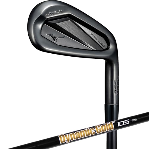 MIZUNO(ミズノ) ゴルフクラブ JPX 925 フォージド Limited Black Edition アイアン6本組(No.5-PW) メンズ ダイナミックゴールド 105 オニキス ブラック スチールシャフト 硬さ/S200 1枚目