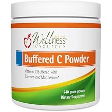 Wellness Resources Buffered C Powder - 2750mg of Buffered Vitamin C Powder with Calcium & Magnesium for Added Electrolytes & Easy Digestion - 60 Servings