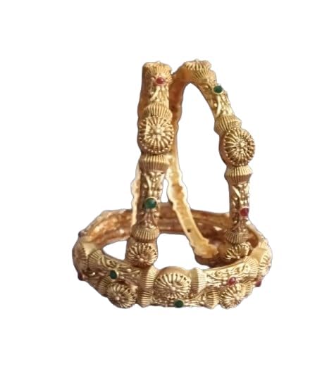 SHUBH JEWELS Jewellery Traditional Gold Plated Pearl Studded Bracelet Bangles Set for Girls and Women(PACK OF 1) (2.8) (B0CT5RCS4T) Amazon Price History, Amazon Price Tracker