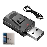 Bluetooth Adapter USB 5.0 2 in 1 Sender Empfänger Audio 3,5mm Klinke