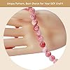 ZHFMLY 10mm Natural Persian Jade Beads, Red Colorful Dyed Healing Crystal Round Loose Stone Beads for Jewelry Making, DIY Bracelets Necklaces, Chakra Energy Craft Supplies One Strand #4