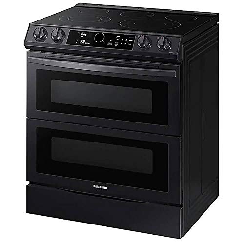Samsung 6.3 Cu. Ft. Fingerprint Resistant Black Stainless Steel Slide-In Electric Range W/Flex Duo & Air Fry