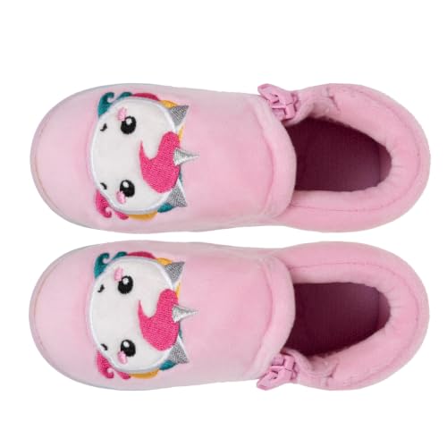 Isotoner Chaussons Bottillons bébé zip faciles à enfiler antidérapant 25 rose – vue 2