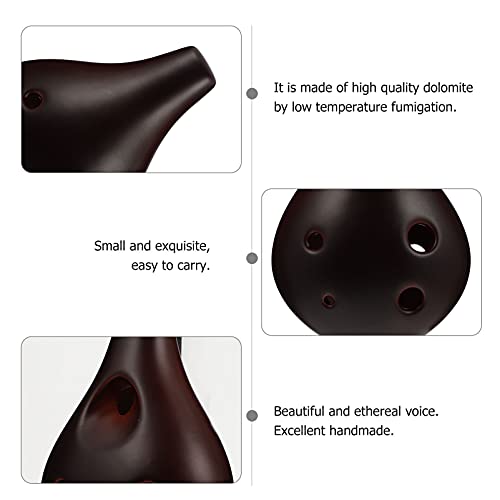 ARTIBETTER Conjunto 1 6 Buraco Ocarina para Crianças Iniciantes Inclui Colhedor E Saco de Plástico A