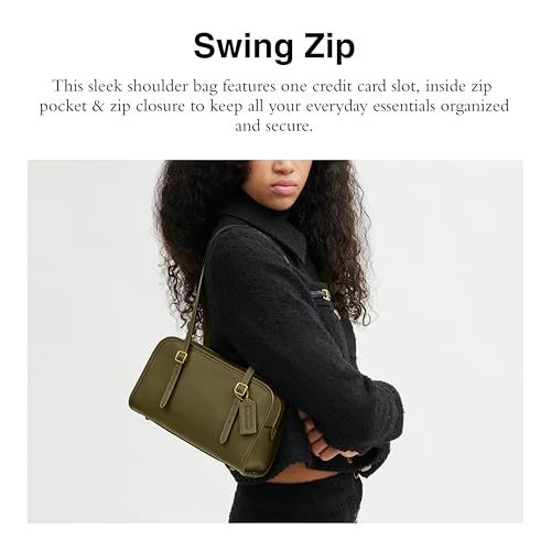 Image of COACH Swing Zip Bag with Grommets
