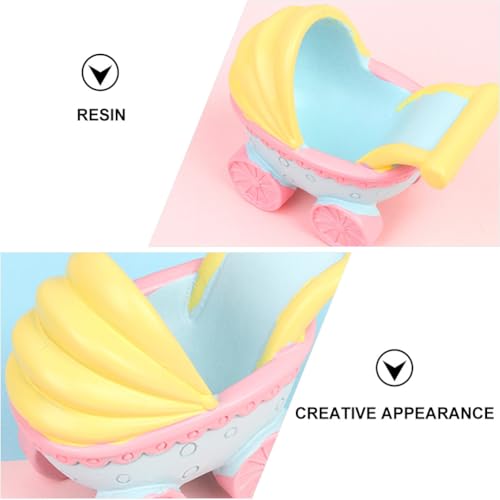Partykindom 10749023 Cake Decor Stroller For Baby Shower Birthday Party, Edible Cake Toppers Baby Stroller thumb #8