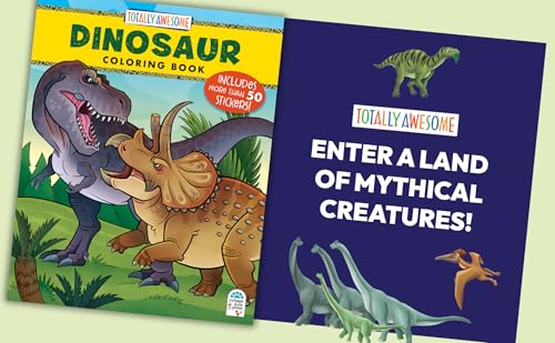 Dinosaur Coloring Book for Little Dino Lovers; Includes Perforated Pages and Bonus Sticker Sheet