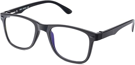 Aferelle ® Unisex Zero Power Blue Cut Computer Glasses | Help Better Sleep Pattern| Gaming Glasses | Anti Glare, | UV Protection Specs TV | Men & Women | Columbia Resin CR Lens |Square| Medium