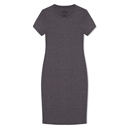 Vestido Básico, Basicamente, Feminino, Mescla Escuro, G