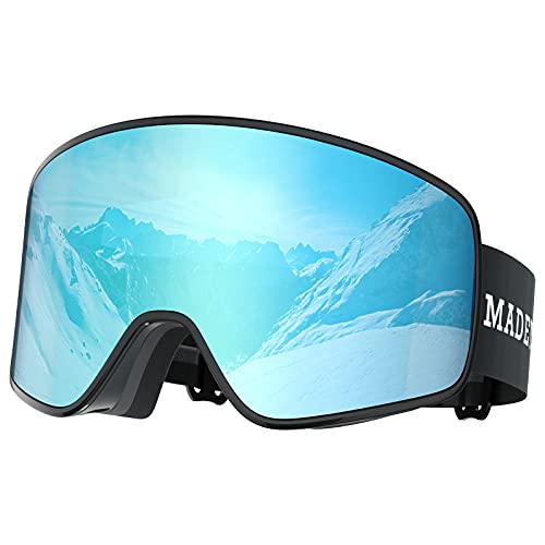 Madeyes Ski Snowboard Snow Goggles Magnetic Interchangeable Snowboarding Skiing Snowmobile Goggles Glasses Men Women Adult #TOP26