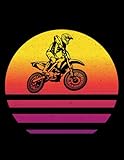  Motocross Design Motocross Vintage Gift NOTEBOOK: Journal Gift 100 Pages, 8.5\