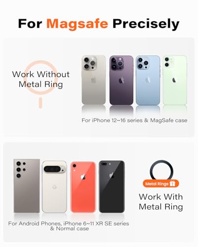 image for APPS2Car for Magsafe Car Mount Magnetic Phone Holder Upgraded 13-Inch 