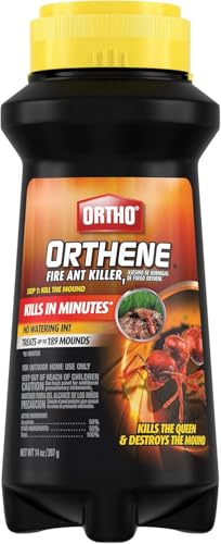 Ortho Orthene Fire Ant Killer – 12 oz – Outdoor Powder Kills Queen & Colony – Fast Lawn & Garden Treatment – No Watering Required (1)
