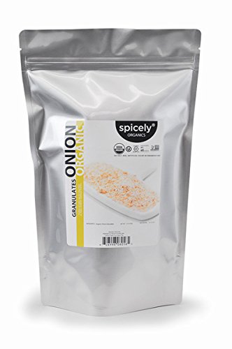 Spicely Organic Onion Granulates 1 Lb Bag Certified Gluten Free