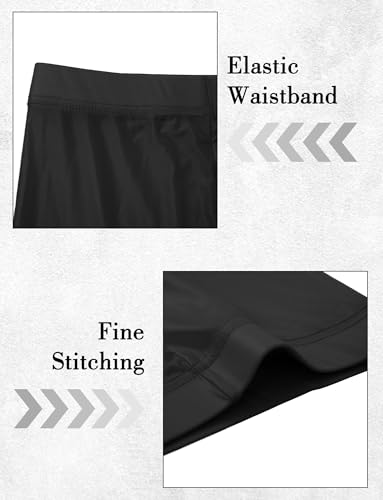 FEOYA Mens Oil Shiny Glossy Compression Pants Stretchy Nylon Smooth Leggings Tights Pants for Yoga Running Gym Workout4