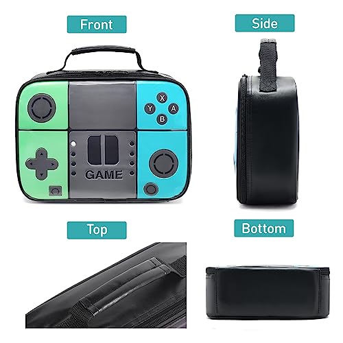 Tongtai Kids Lunch Box Boy Insulated Lunch Bag Game Leather Thermal Lunch Bag For School Insulated Cooler Bag Game Lunch Boxes For Boys Girls Kids Toddlers Teen #TOP4