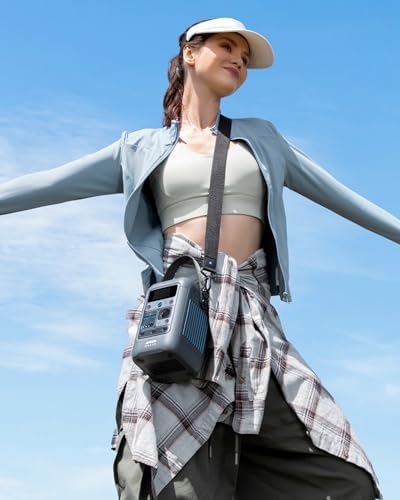 Anker SOLIX Verstellbarer Gurt, kompatibel mit C300 DC und C300 Tragbaren Powerstations, festes weiches Nylon, gepolsterter rutschfester Sitz mit Metallschwenkhaken,... – Bild 4