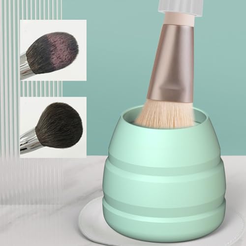 Escova de Maquiagem Limpador Elétrico Automático Lavagem Rápida Secagem Eficaz Portátil Silicone Pin