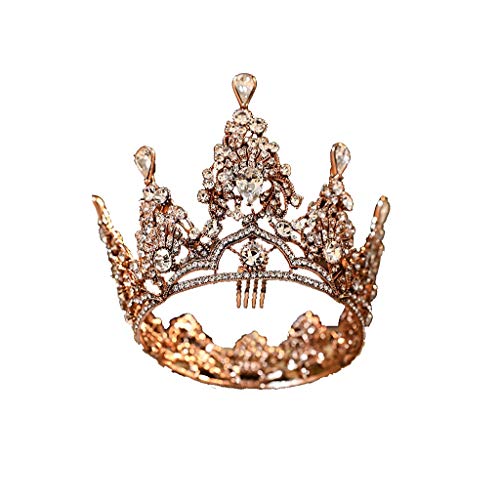 ZGP &Headdress Crown Flower Wreath Bohemian Corolla Headband Crown Tiara Bride Princess Super Fairy Forest European Wedding Birthday Crown floral garland