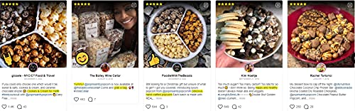 Popinsanity Gourmet Popcorn 1 Gallon Tin Overflowing W/ 2 Most Popular Popped Popcorn Flavors: Cookies N' Cream And Caramel Chocolate Drizzle - Prime Bucket Gift Box. 10-15 People. Kosher, Non-Dairy, Non Gmo #TOP5