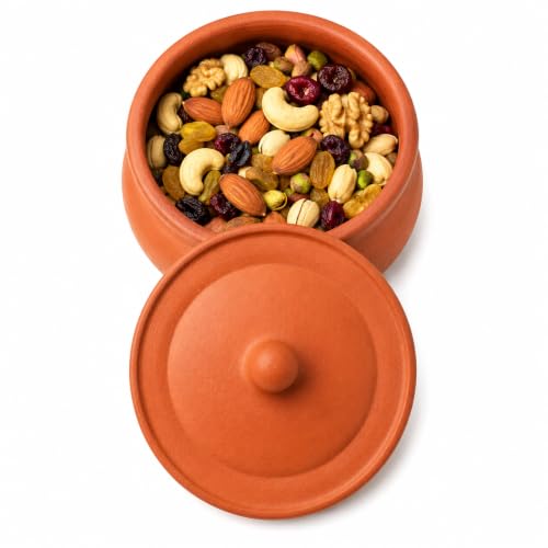 Terracotta Yogurt Pot With Lid