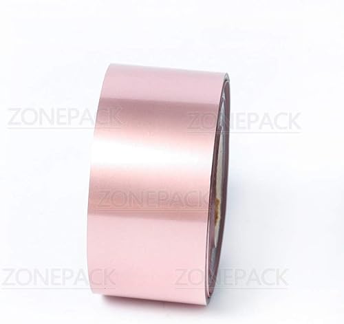 Miniatura 7 de ZONEPACK Papel de aluminio de estampado en caliente colorido (rosa rosa)