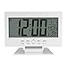 Produktbild LCD Display Digital Sound Sensor Tisch Schreibtisch Wecker mit Smart Nachtlicht und Snooze Zeit/Datum/Temperaturanzeige(Silber)
