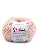 Phildar   Pelote de Laine Phil Merinos 6   Laine à Crocheter et à Tricoter   100% LAINE (MERINOS)   Aiguille n°6   Couleur ROSE