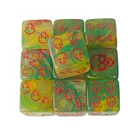 Dés Tête de Mort - Lot de 5 dés à 6 faces | Le rôliste Dés Tête de Mort - Lot de 5 dés à 6 faces | Le rôliste
