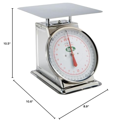 LEM Products 44 lb. Stainless Steel Scale, Silver - Thumbnail 4