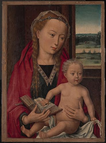 Image Vierge à l'Enfant Hans Memling pour habiller un grand mur vide
