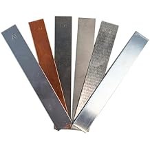 Metal Collection Premium 6-Metal Electrode Set for Electrovoltaic Cells, Science & Chemistry Experiments Includes Copper, Zinc, Iron, Aluminum, Steel & Magnesium